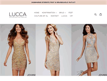 Tablet Screenshot of luccabride.com